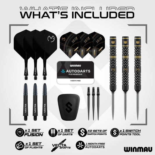 Michael van Gerwen W-Max 90% Switch Point Darts