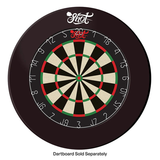 Shot Black Dartboard Surround