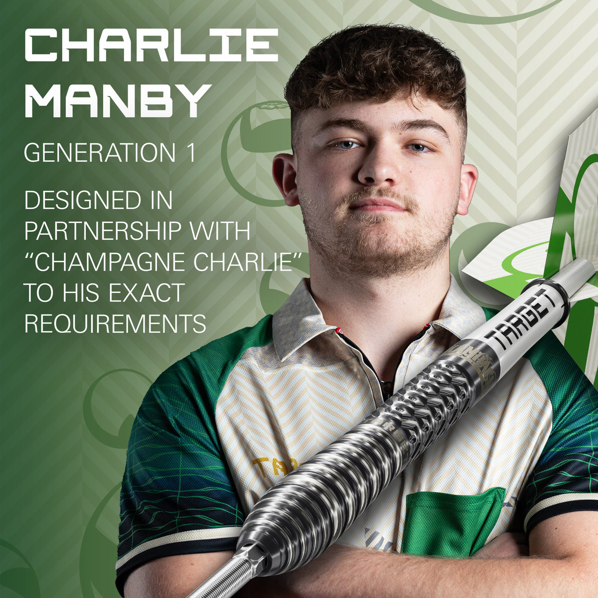 Target Charlie Manby 95% Steel Tip Darts 2026