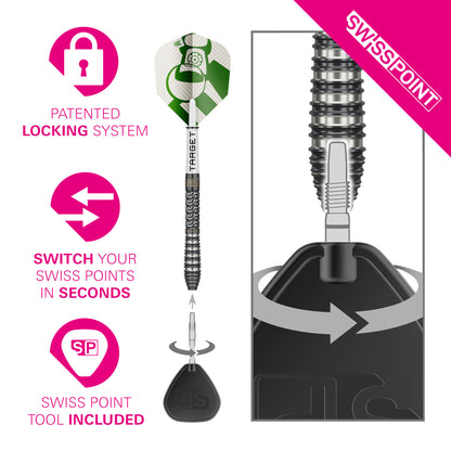 Target Charlie Manby 95% Steel Tip Darts 2026