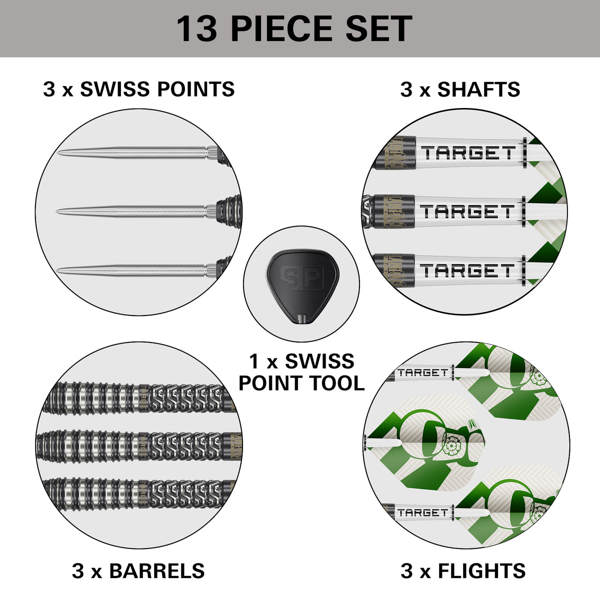 Target Charlie Manby 95% Steel Tip Darts 2026