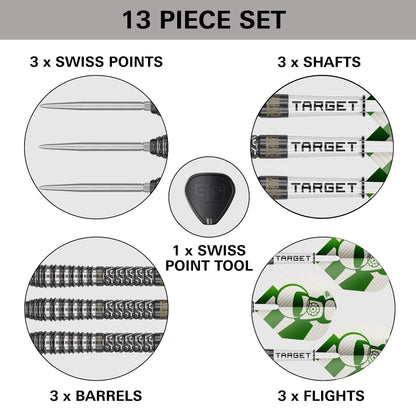Target Charlie Manby 95% Steel Tip Darts 2026