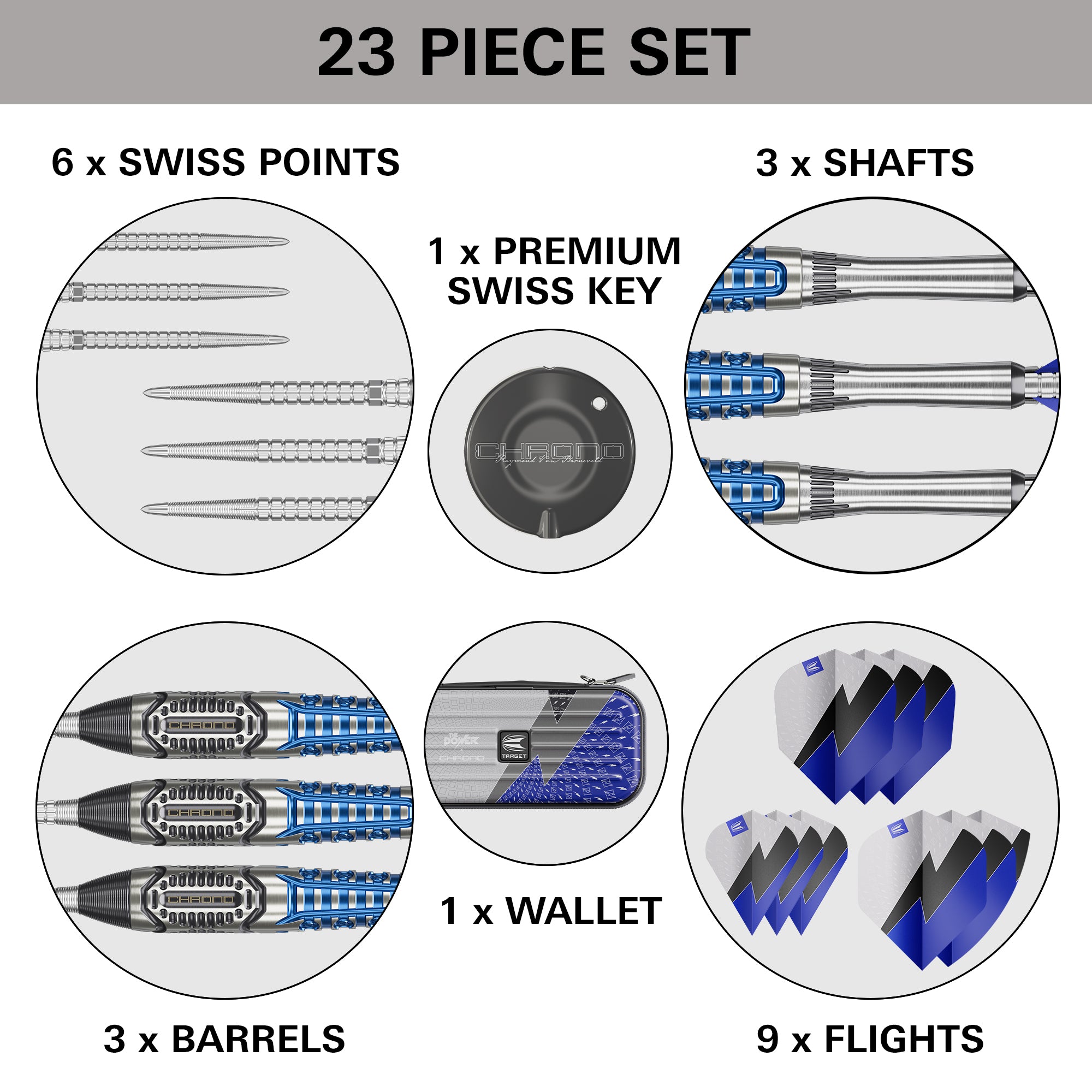 Target Phil Taylor Power Chrono SP Steel Tip Darts 2026
