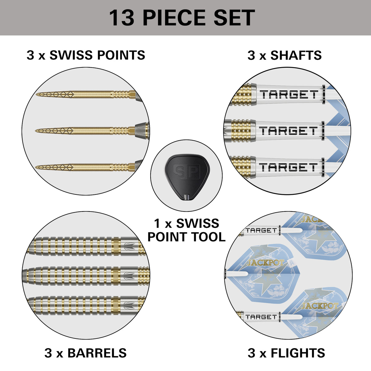Target Adrian Lewis Showdown 95% SP Steel Tip Darts 2026