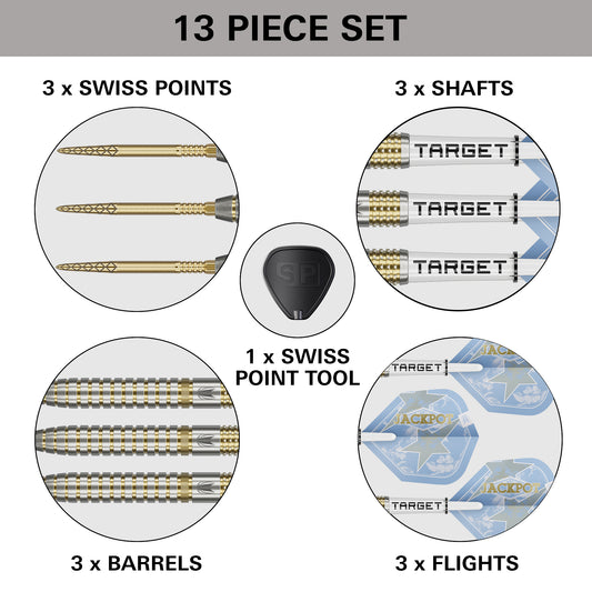 Target Adrian Lewis Showdown 95% SP Steel Tip Darts 2026