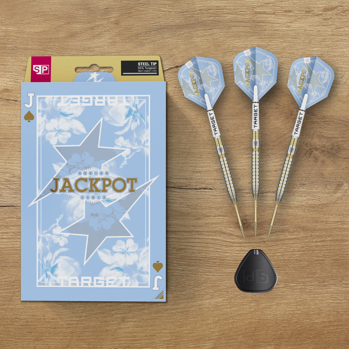 Target Adrian Lewis Showdown 95% SP Steel Tip Darts 2026
