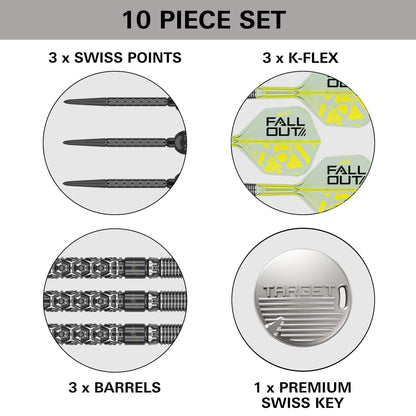 Target Luke Littler Fallout 90% SP Steel Tip Darts 2026