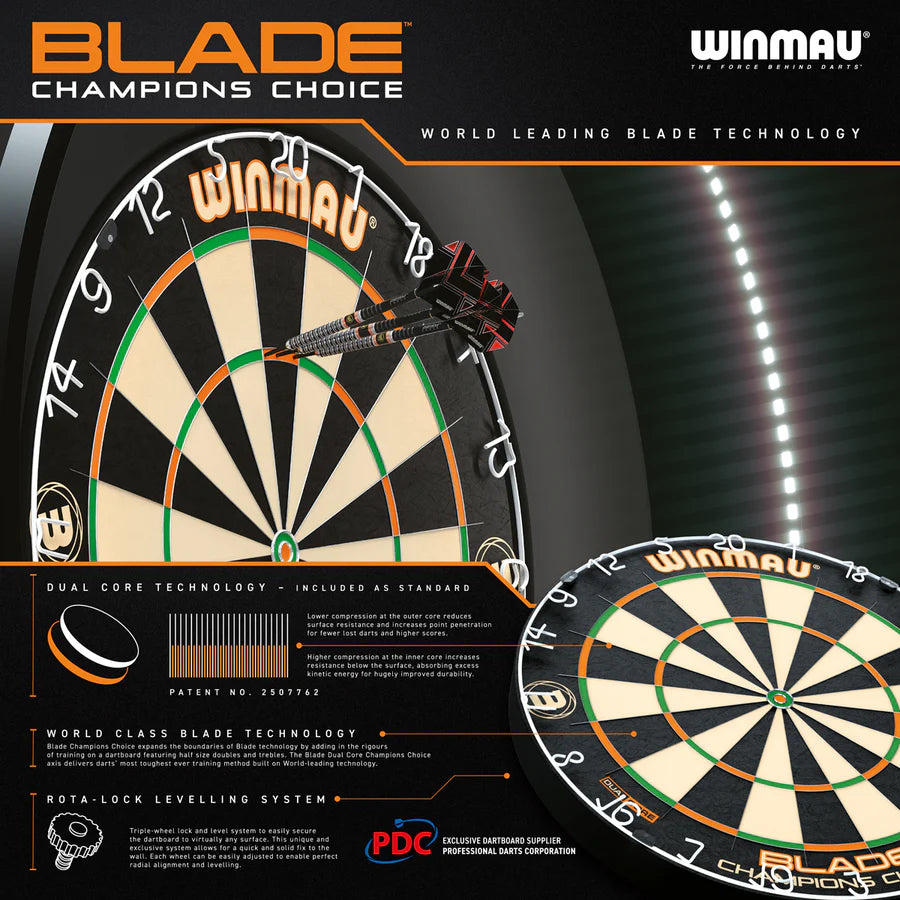 Winmau Champions Choice Dual Core Trainer Dartboard