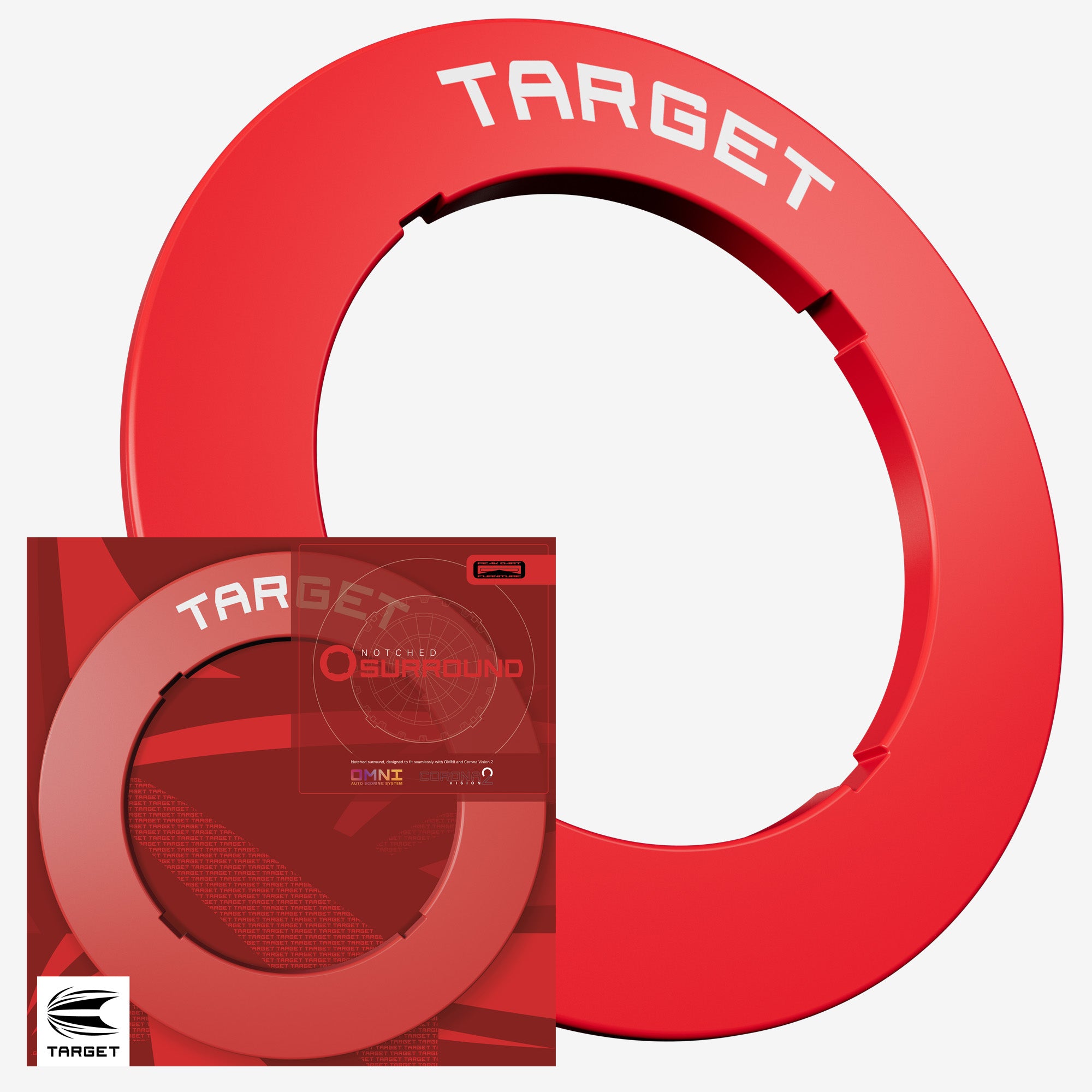 Target Red Notched Surround 2026