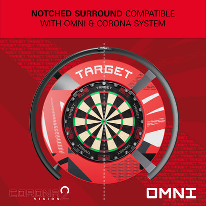 Target Red Patterned Notched Surround 2026