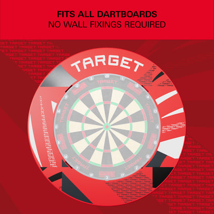 Target Red Patterned Notched Surround 2026