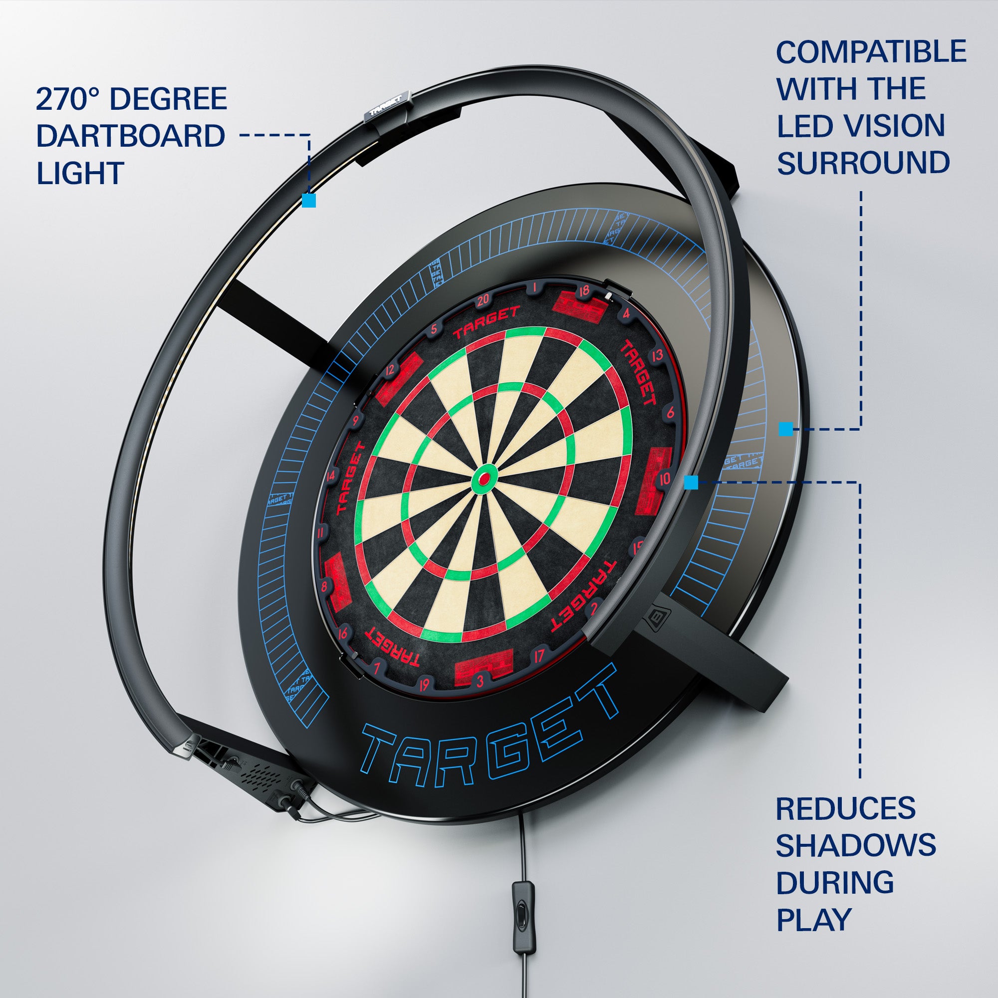 Target Corona Vision 2 Dartboard Light 2026