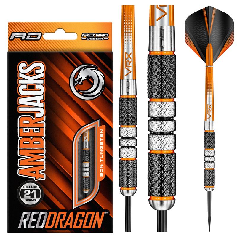 Red Dragon Amberjack 2 90% Steel Tip Darts