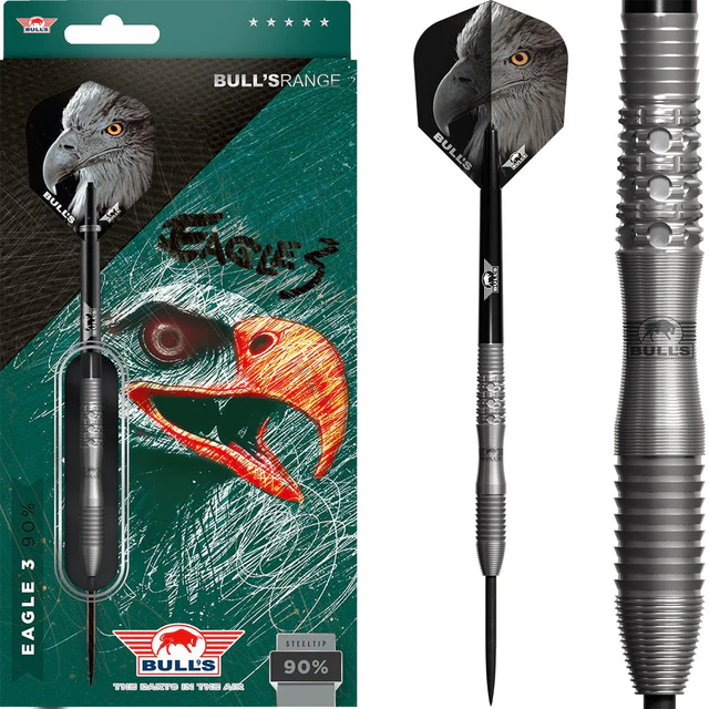 Bulls NL Eagle 3 90% Tungsten Steel Tip Darts