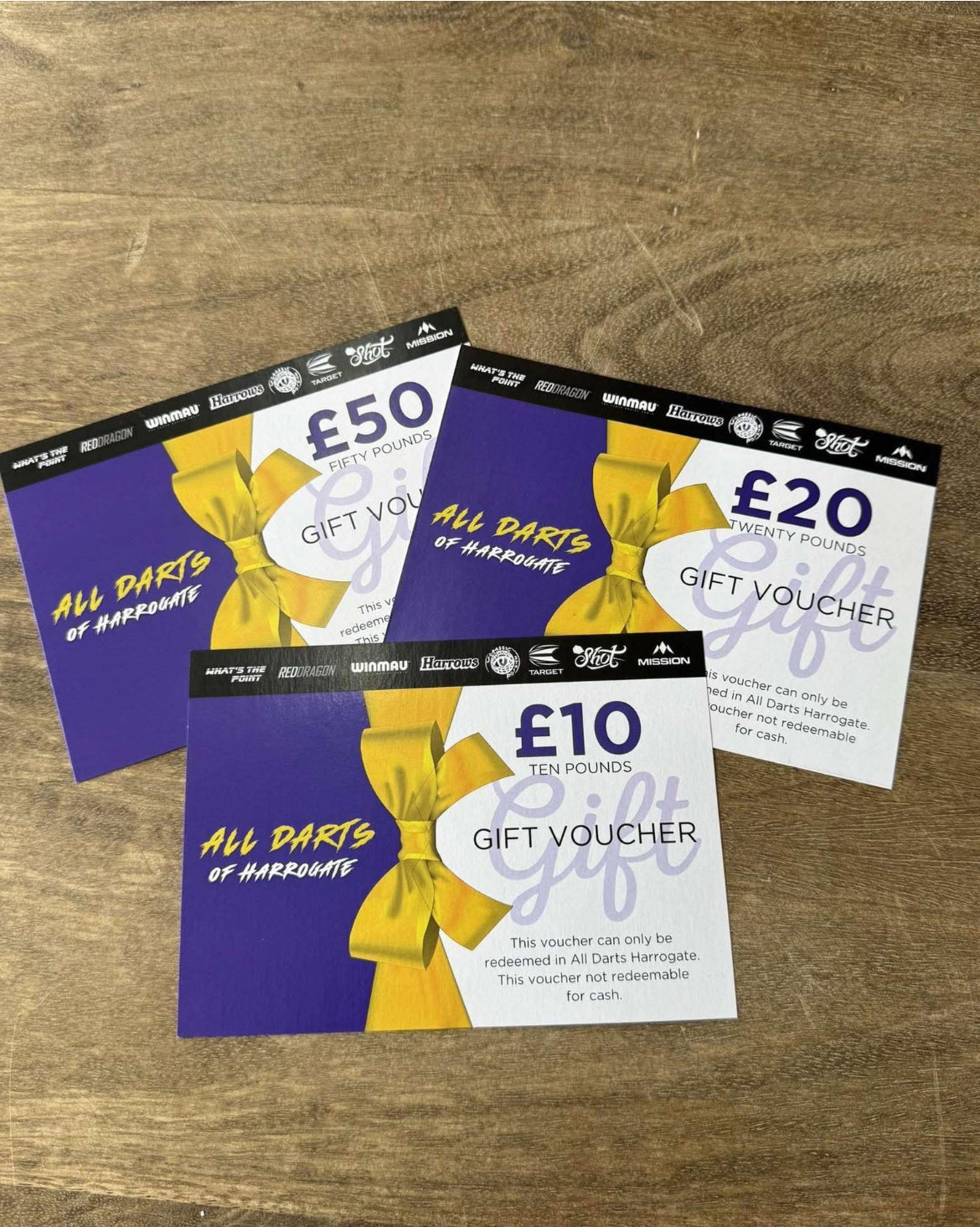 All Darts Gift Voucher