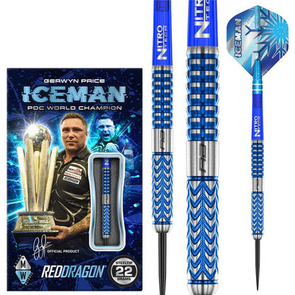 Red Dragon Gerwyn Price Glacier 90% Steel Tip Darts