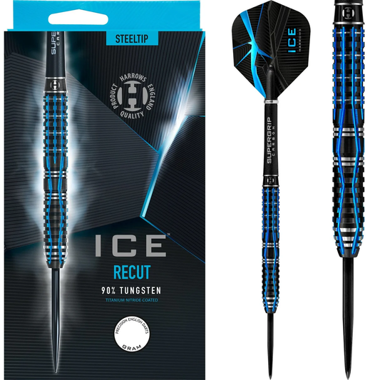 Harrows Ice Recut 90% Tungsten Steel Tip Darts