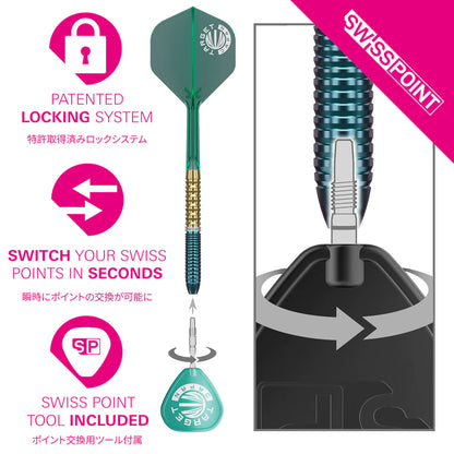 Target Japan Prime Series Zenith G2.5 SP Steel Tip Darts