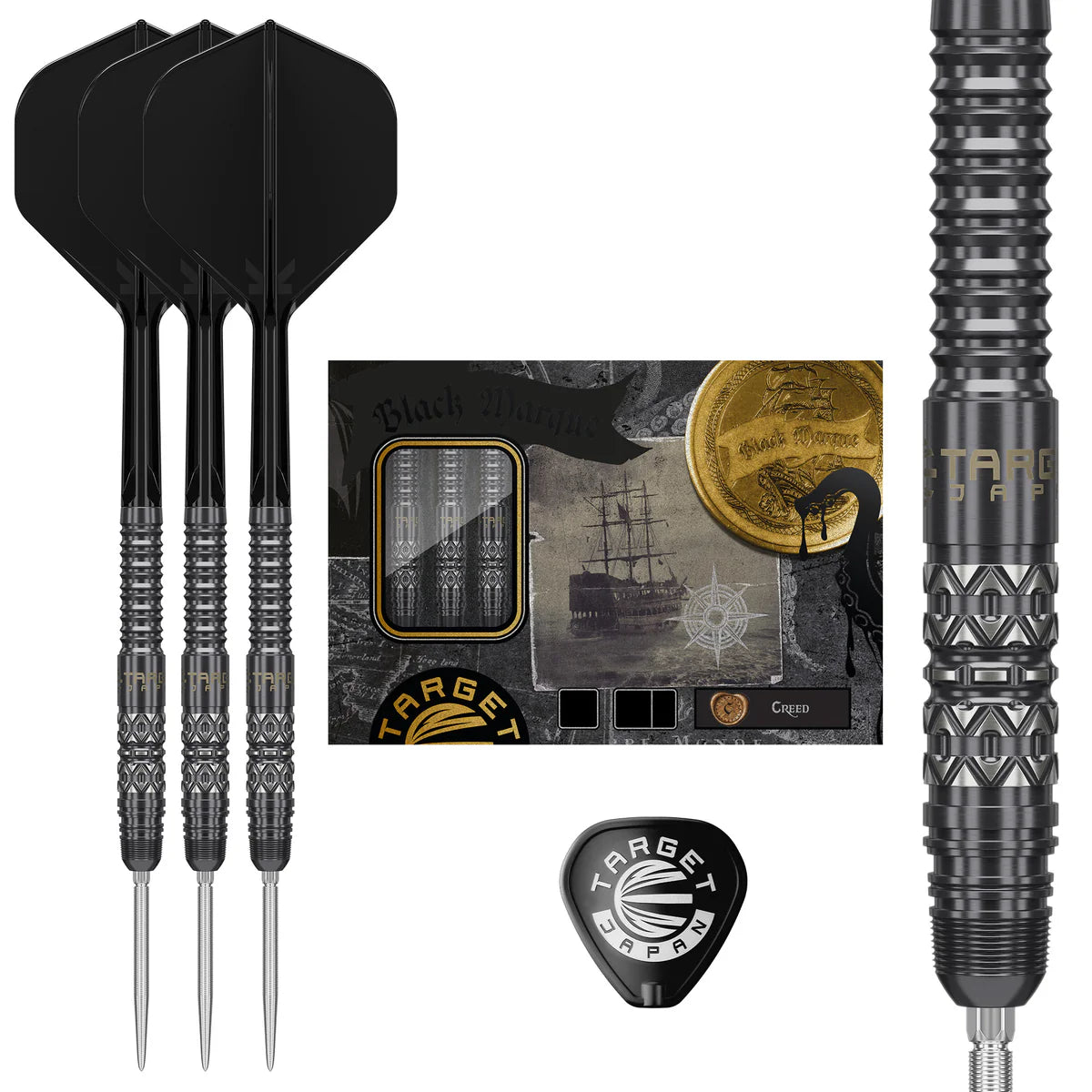 Target Japan Black Marque Creed SP Steel Tip Darts