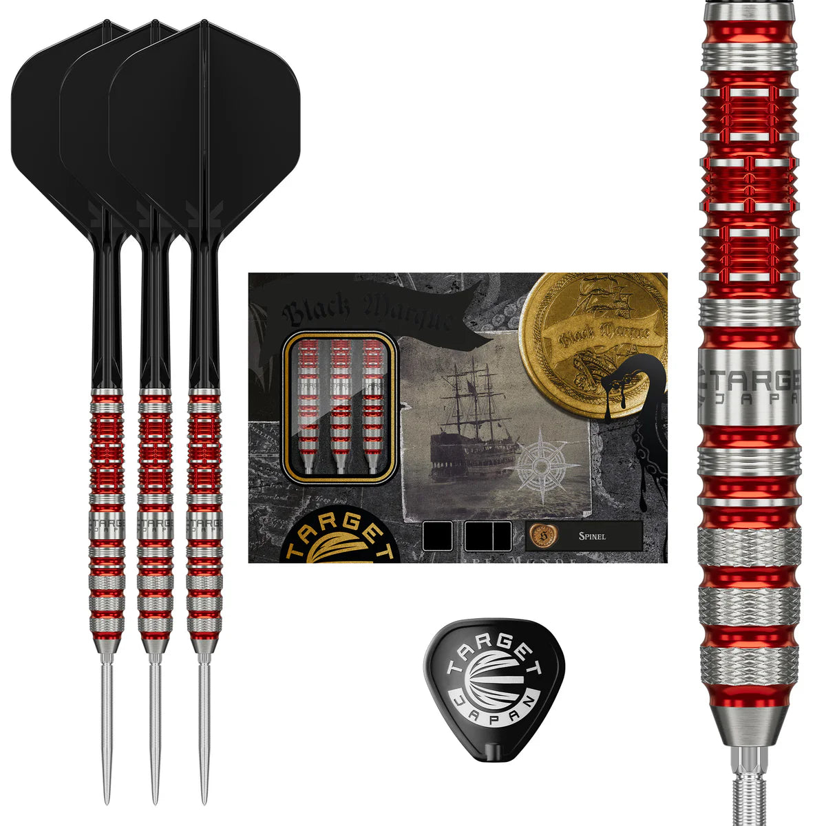 Target Japan Black Marque Spinel SP Steel Tip Darts