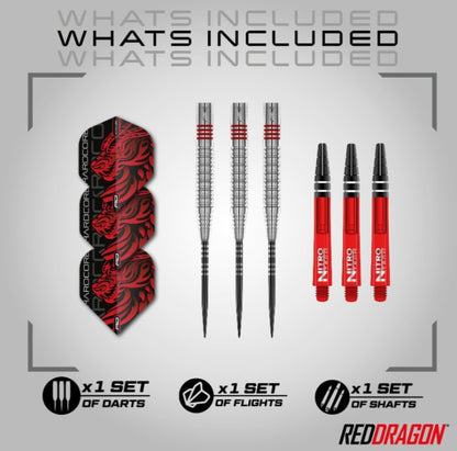 Red Dragon Jonny Clayton 2.0 90% Steel Tip Darts
