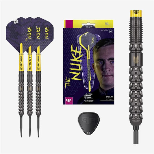 Target Luke Littler 90% Tungsten Swiss Point Steel Tip Darts