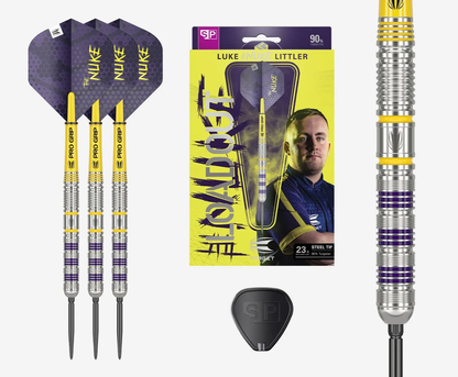 Target Luke Littler Loadout 90% Tungsten Swiss Point Steel Tip Darts