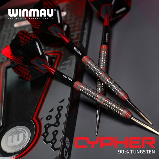 Winmau Cypher 90% Tungsten Steel Tip Darts