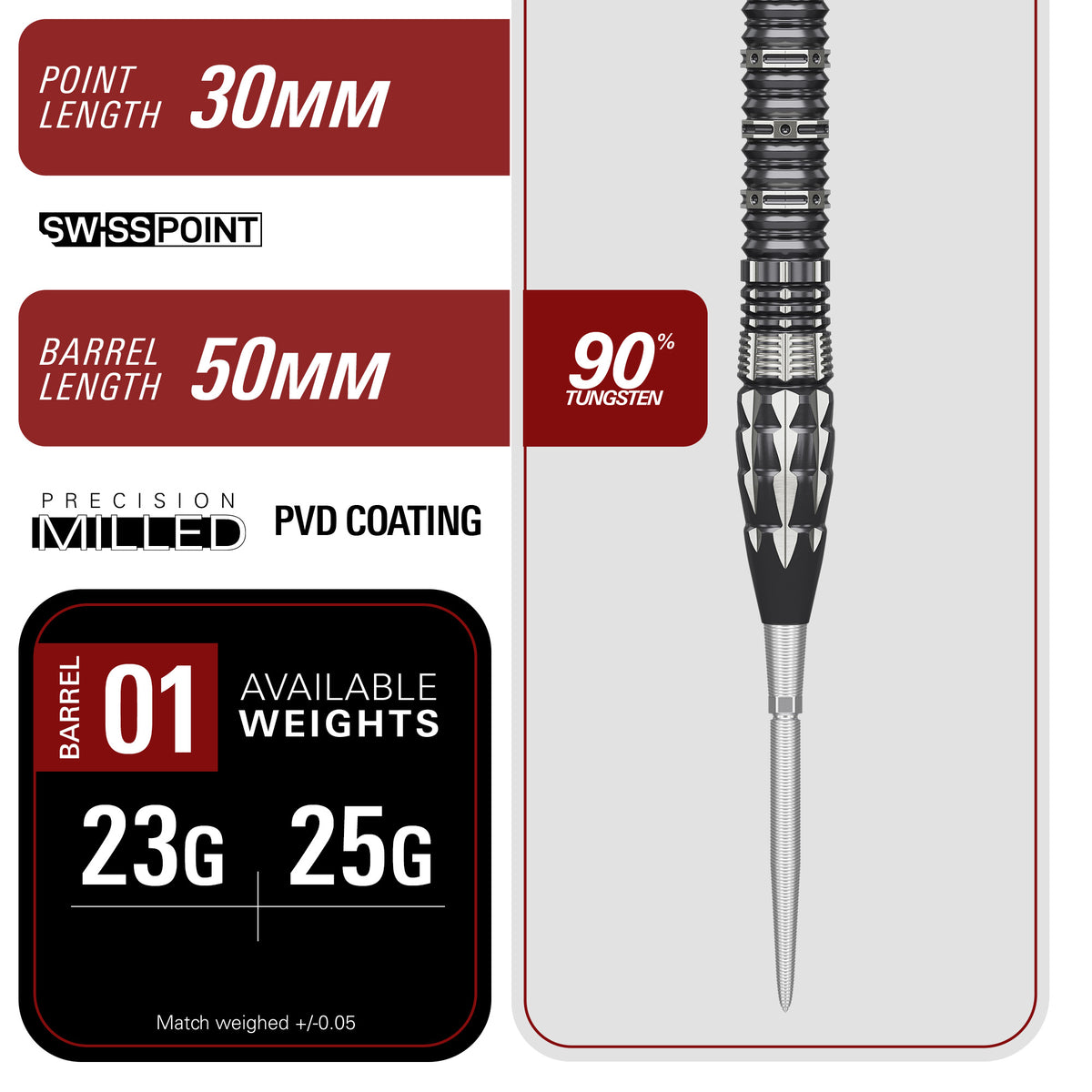 Target Japan Pyro Gen12 90% SP Steel Tip Darts