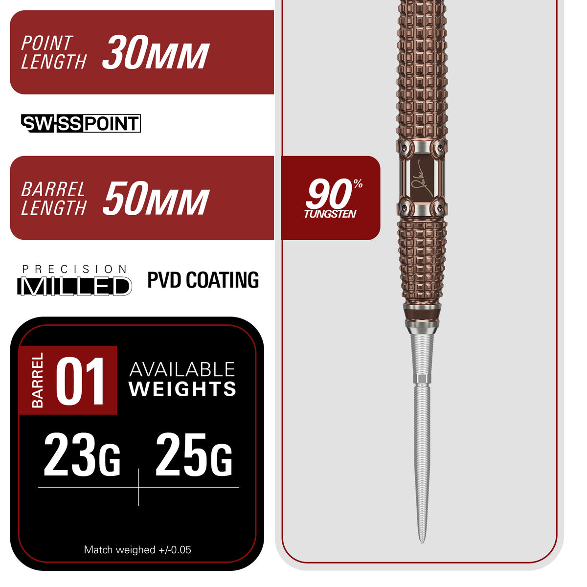 Target Japan Paul Lim The Legend Gen10 90% SP Steel Tip Darts
