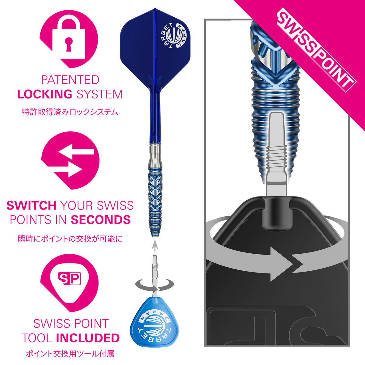 Target Japan Sereno G3 SP Steel Tip Darts 2026