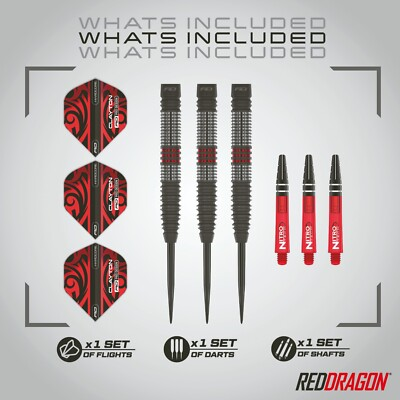 Red Dragon Jonny Clayton Hiraeth 90% Steel Tip Darts