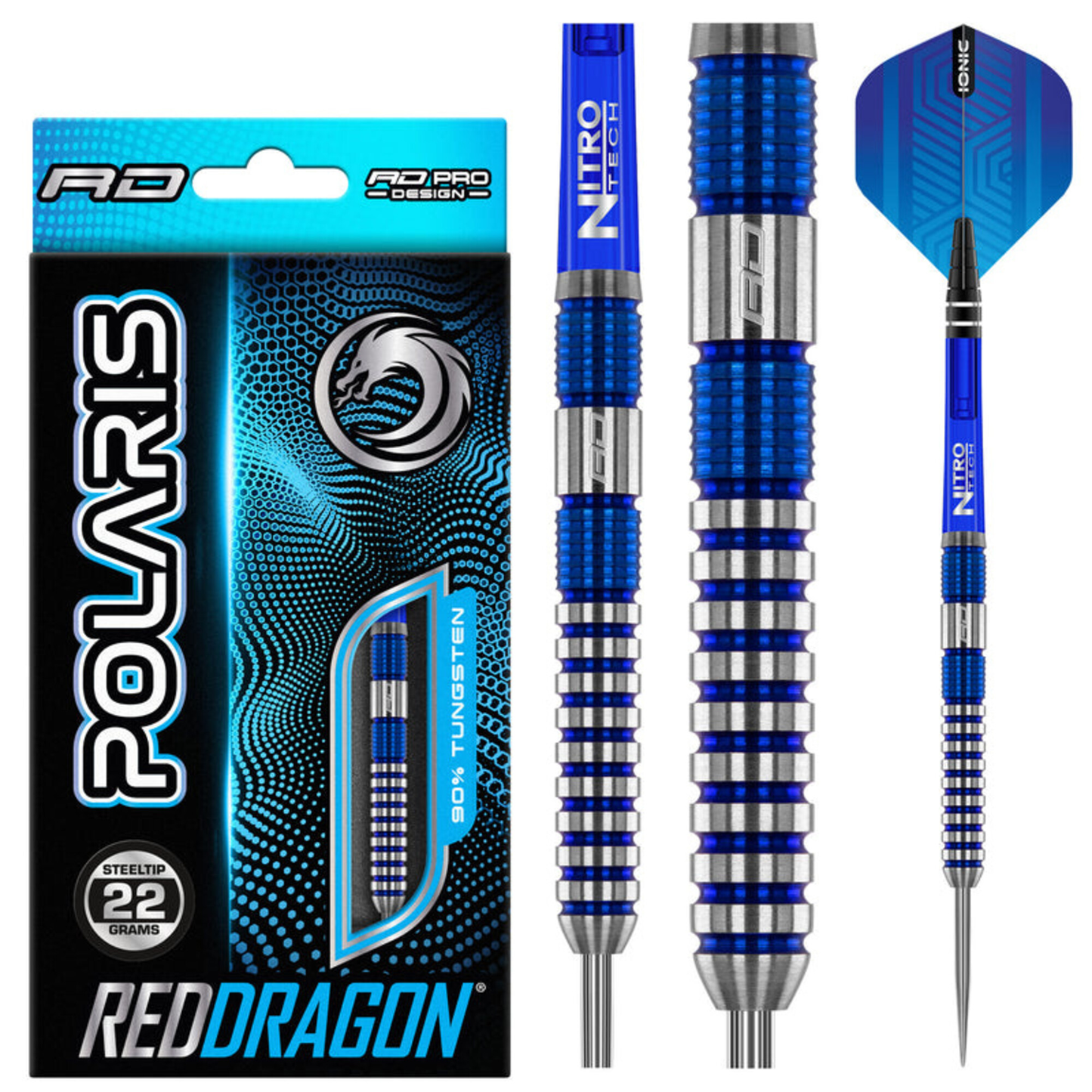 Red Dragon Polaris 90% Steel Tip Darts