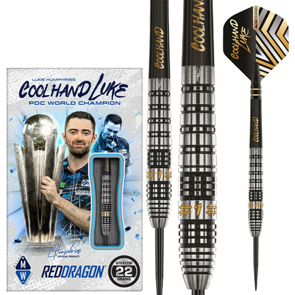 Red Dragon Luke Humphries Prestige 90% Steel Tip Darts