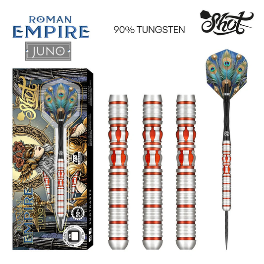 Shot Roman Empire Juno 90% Tungsten Steel Tip Darts