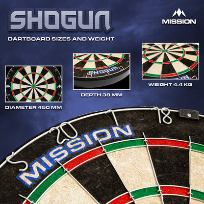 Mission Shogun Dartboard Set