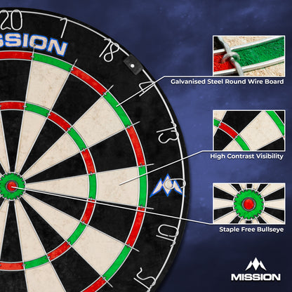 Mission Shogun Dartboard Set