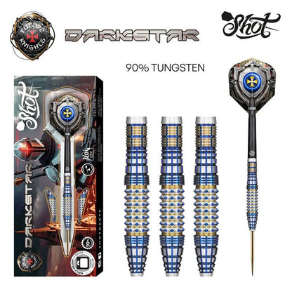 Shot Future Knights Darkstar 90% Tungsten Steel Tip Darts
