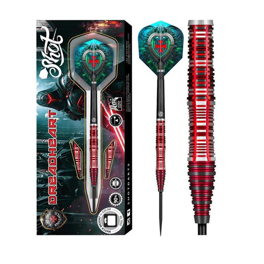 Shot Future Knights Dreadheart 90% Tungsten Darts