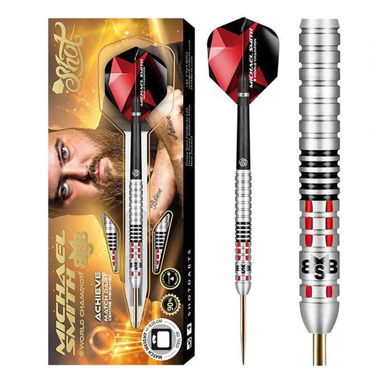 Shot Michael Smith Achieve 90% Tungsten Steel Tip Darts