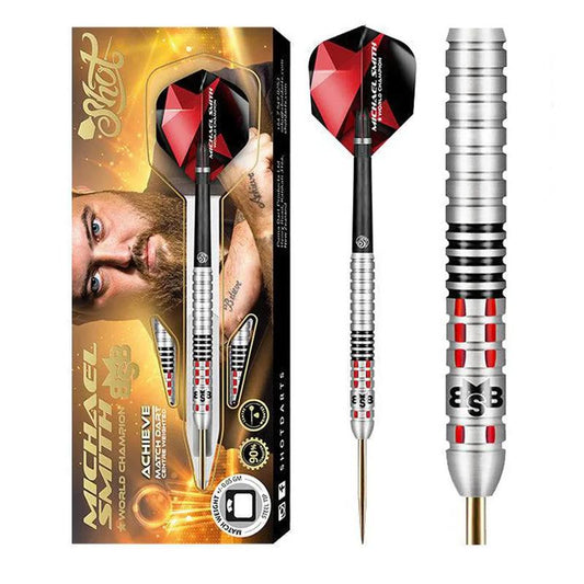 Shot Michael Smith Achieve 90% Tungsten Steel Tip Darts
