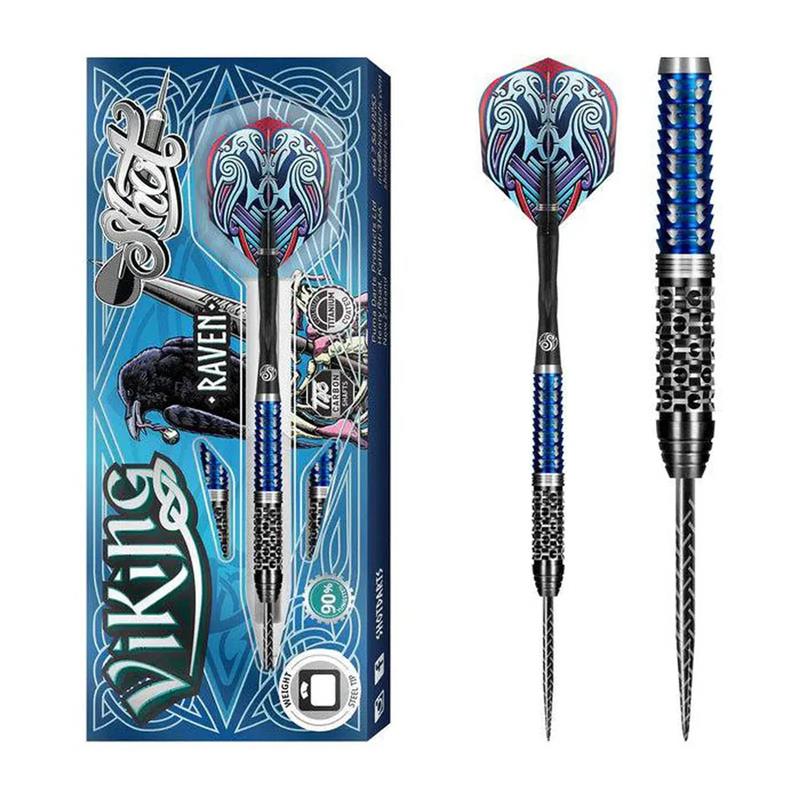 Shot Viking Raven 90% Tungsten Steel Tip Dart