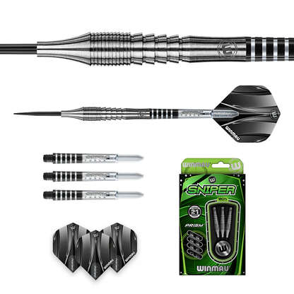 Winmau Sniper 01 90% Tungsten Steel Tip Darts
