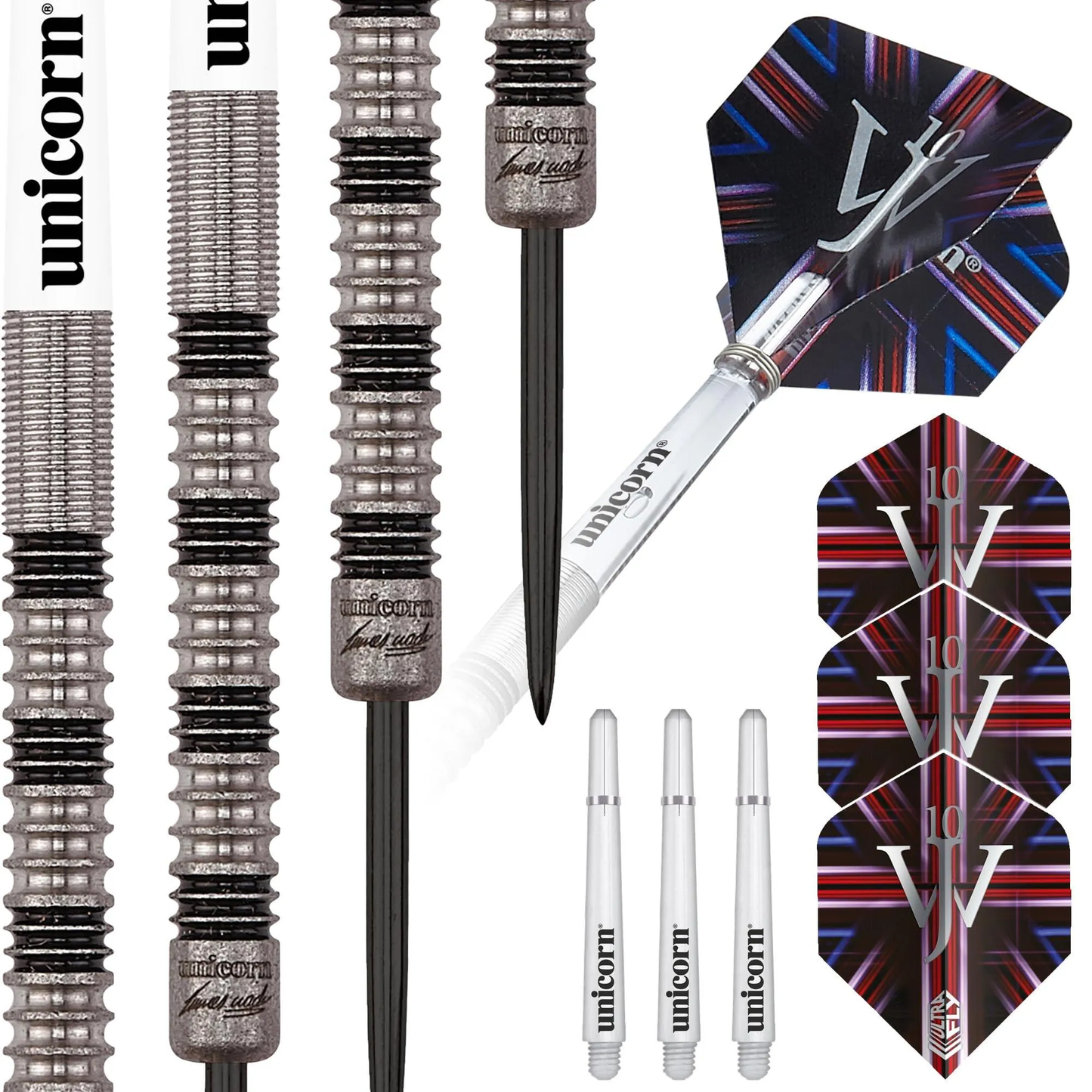 Unicorn James Wade Premier 90% Tungsten Steel Tip Darts