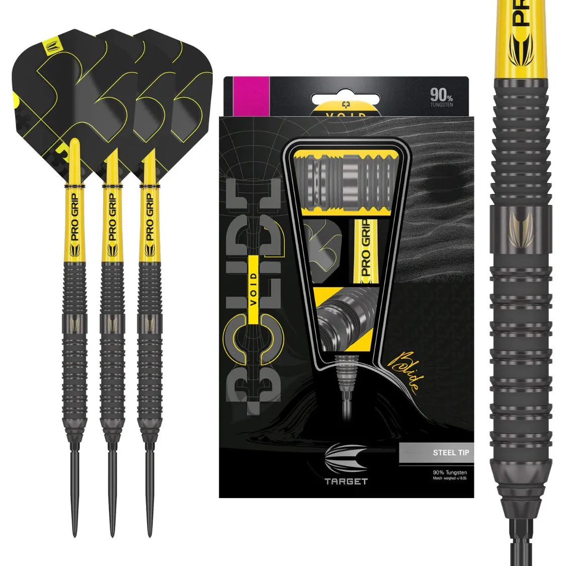 Target Bolide Void 02 90% Tungsten SP Steel Tip Darts