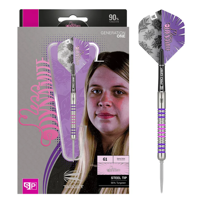 Target Eleanor Cairns 90% Swiss Point Steel Tip Darts
