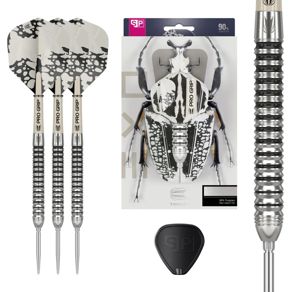 Target Exo 01 90% Tungsten SP Steel Tip Darts