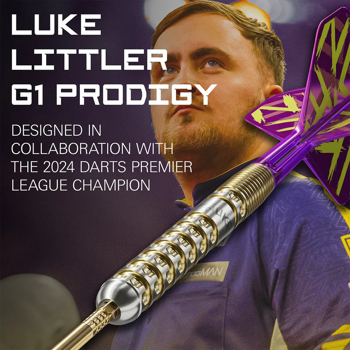 Target Luke Littler G1 Prodigy 90% Tungsten SP Steel Tip Darts