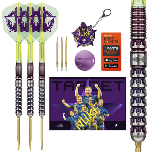 Luke Littler World Champion 2025 Edition 90% Tungsten SP Steel Tip Darts