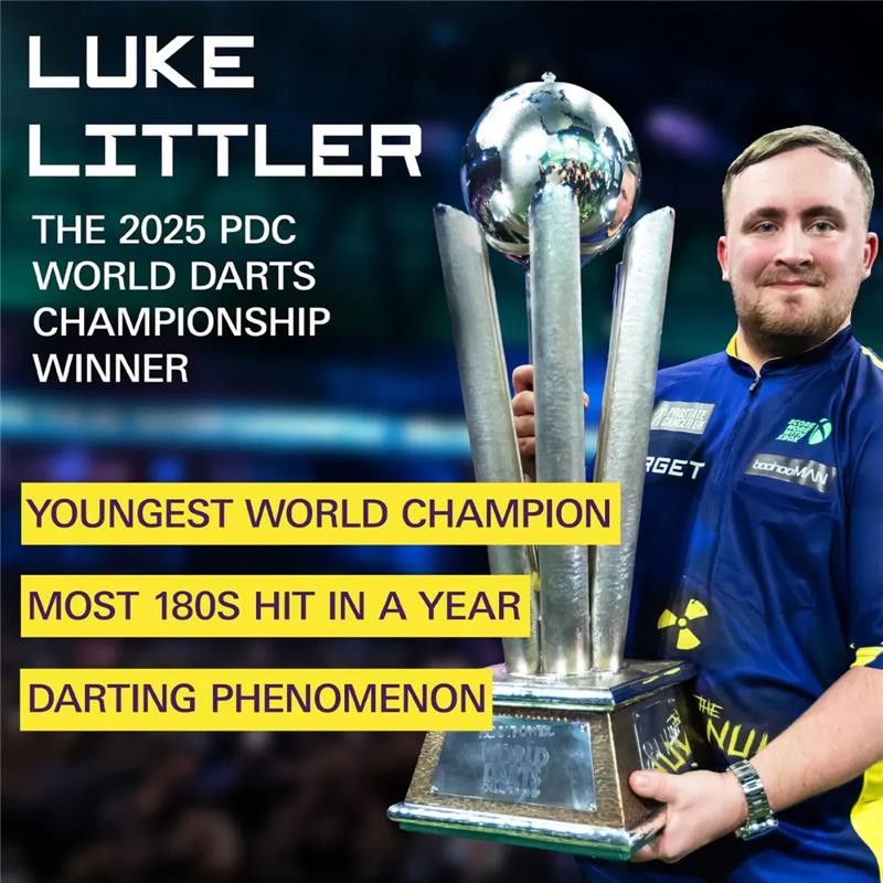 Target Luke Littler World Champion K-Flex